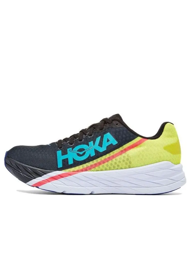 Беговые кроссовки HOKA ONE ONE Rocket X 'Black Evening Primrose' — изображение 1 из 6, черный