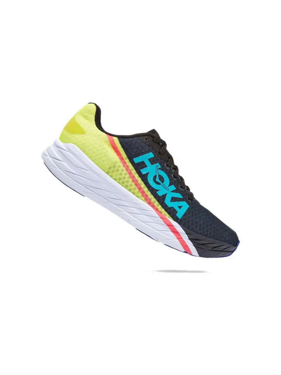 Беговые кроссовки HOKA ONE ONE Rocket X 'Black Evening Primrose' — изображение 3 из 6, черный