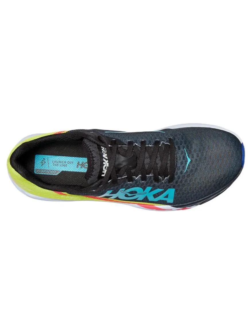 Беговые кроссовки HOKA ONE ONE Rocket X 'Black Evening Primrose' — изображение 5 из 6, черный