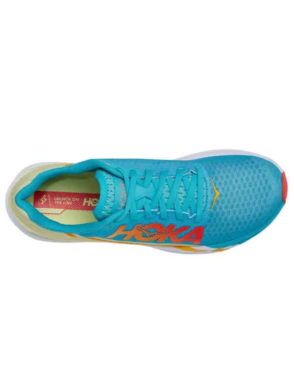 Кроссовки rocket x 'blue yellow orange' Hoka One One — изображение 3 из 4, синий/желтый/оранжевый
