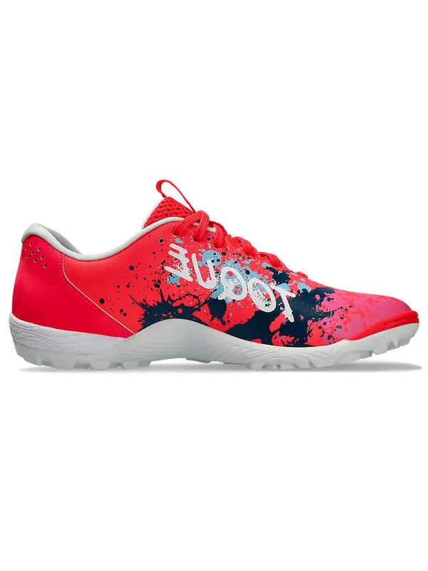 Кроссовки toque 8 tf Asics — изображение 2 из 4, розовый/белый