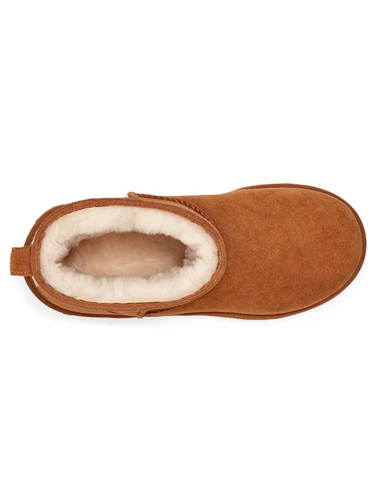 Ботинки зимние UGG WMNS Essential Mini Classic — изображение 6 из 8, коричневый