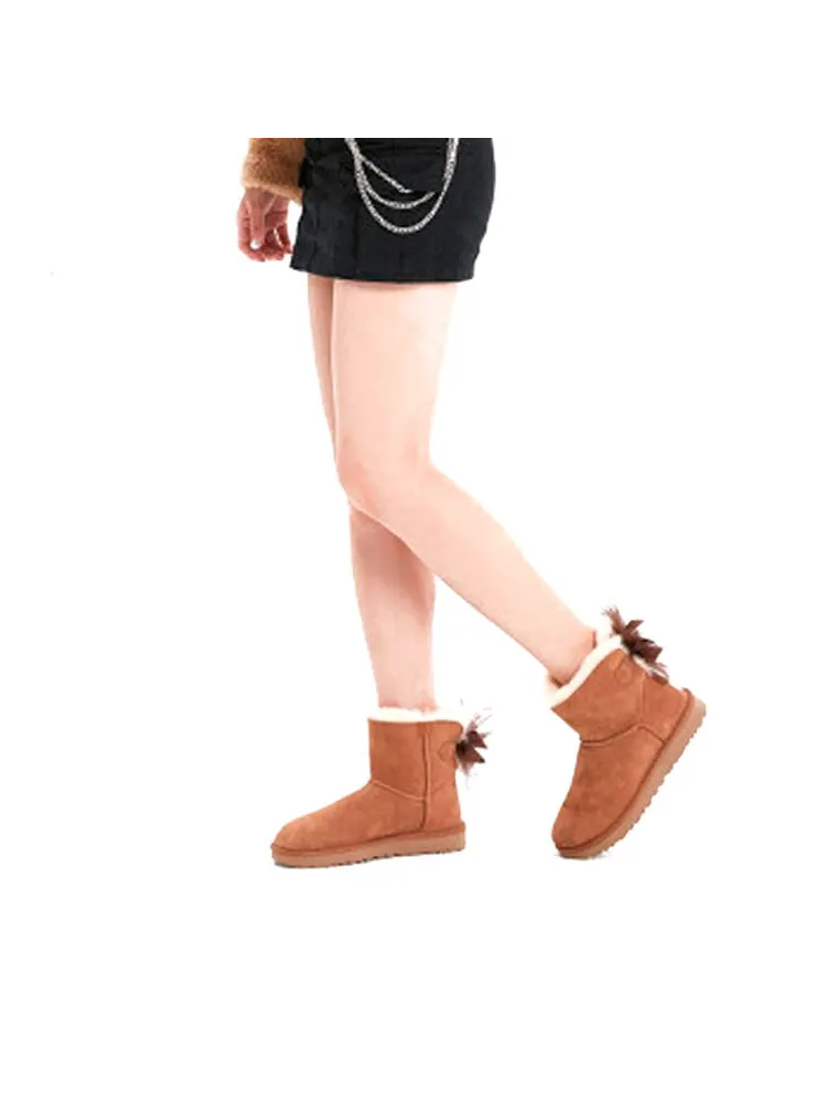 Ботинки зимние UGG WMNS Essential Mini Classic — изображение 8 из 8, коричневый