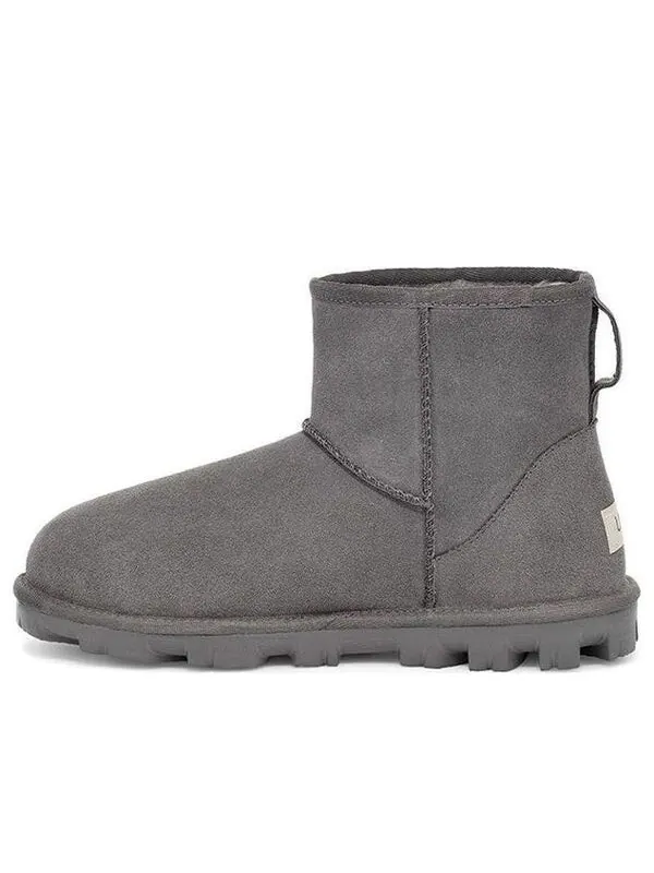 Ботинки зимние UGG Essential Classic с флисовой подкладкой — изображение 1 из 4, серый