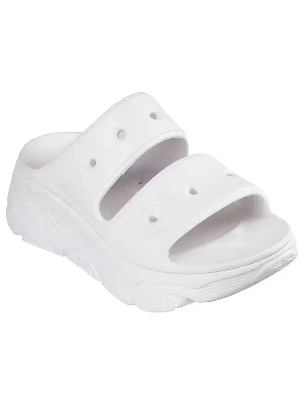 Тапочки foamies max cushioning 'white' Skechers — изображение 2 из 4, белый