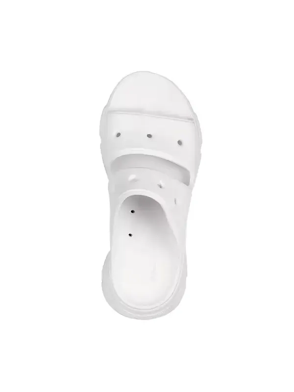 Тапочки foamies max cushioning 'white' Skechers — изображение 3 из 4, белый