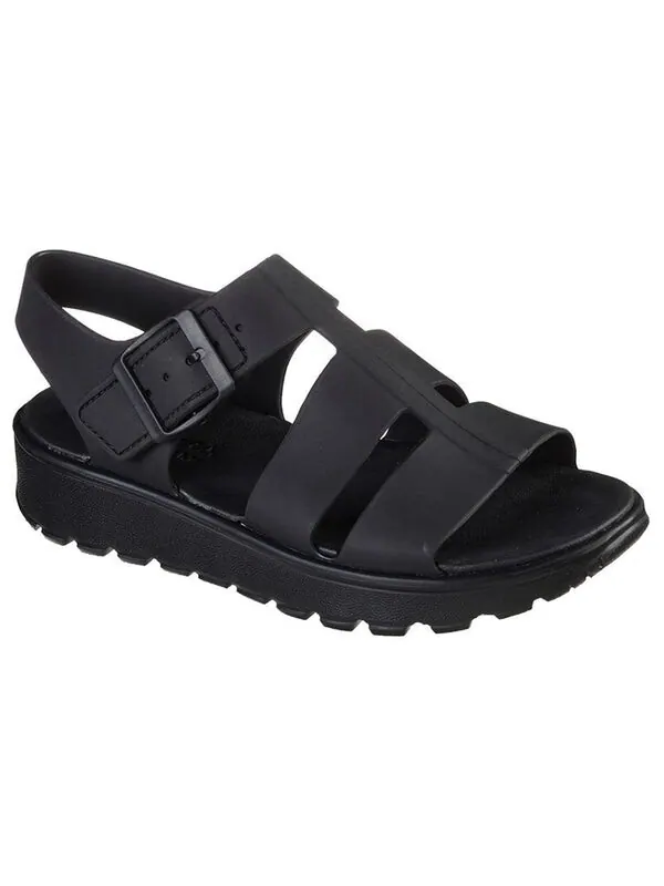 Сандалии footsteps back to basics 'black' Skechers — изображение 3 из 4, черный