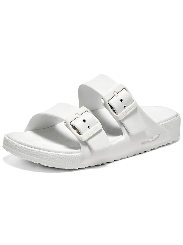 Тапочки arch fit cali breeze 2.0 'white' Skechers — изображение 3 из 4, белый