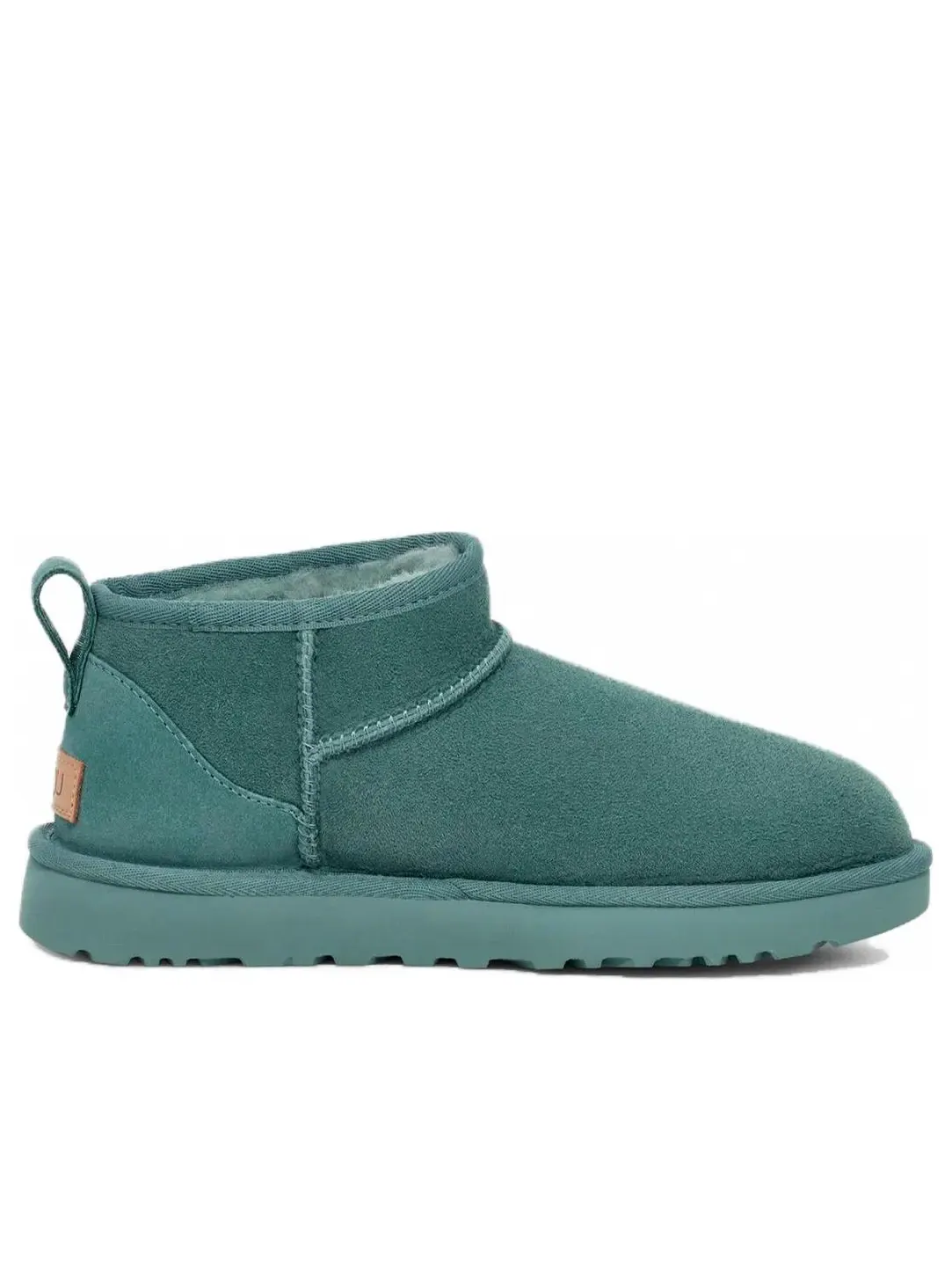 Угги (WMNS) UGG Classic Ultra Mini 'Deep Ice' — изображение 2 из 6, зеленый