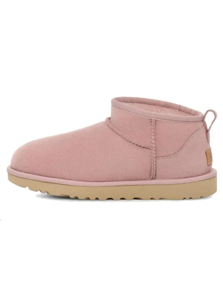 Ботинки Ugg Women's Classic Ultra Mini — изображение 1 из 6, розовый серый