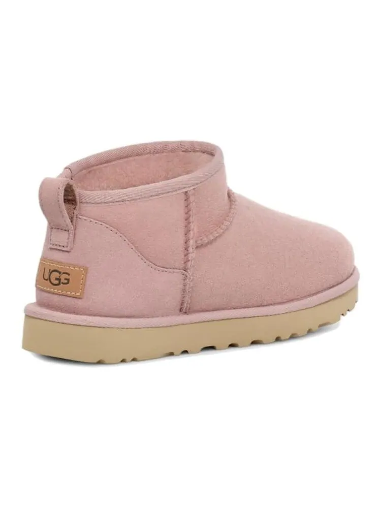 Ботинки Ugg Women's Classic Ultra Mini — изображение 5 из 6, розовый серый