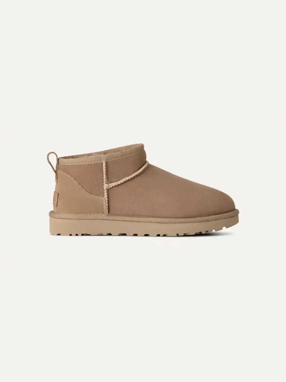 Женские короткие ботинки UGG Classic Ultra Mini — изображение 1 из 6, бежевый