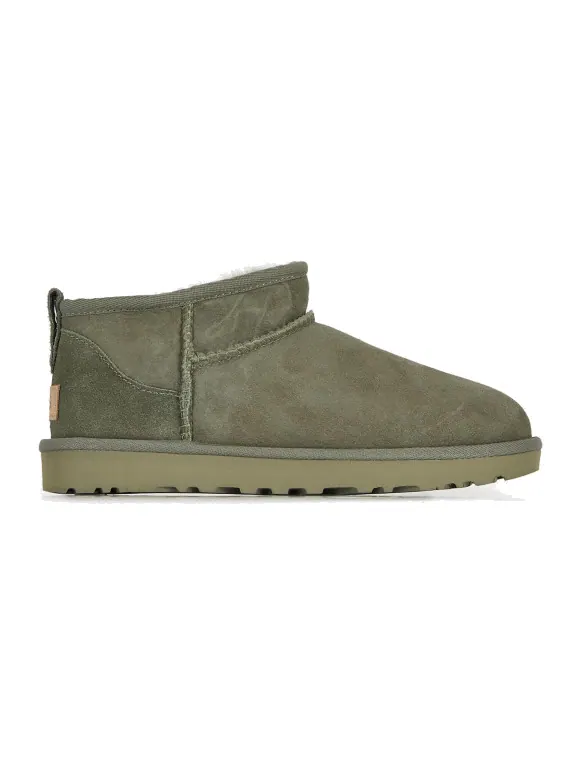 (WMNS) Классические ультрамини-сапоги UGG 'Shaded Clover' — изображение 4 из 5, зеленый