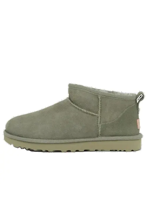 Угги (WMNS) UGG Classic Ultra Mini Boot 'Shaded Clover' — изображение 1 из 5, серый