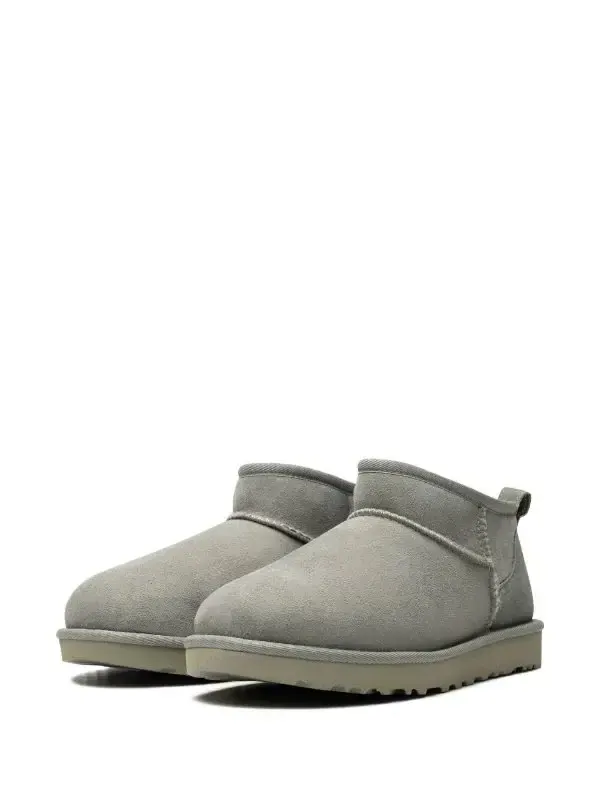 Угги (WMNS) UGG Classic Ultra Mini Boot 'Shaded Clover' — изображение 2 из 5, серый