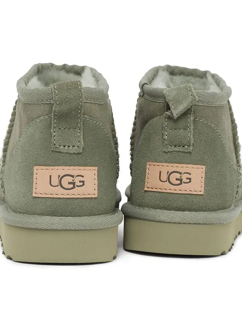 Угги (WMNS) UGG Classic Ultra Mini Boot 'Shaded Clover' — изображение 5 из 5, серый