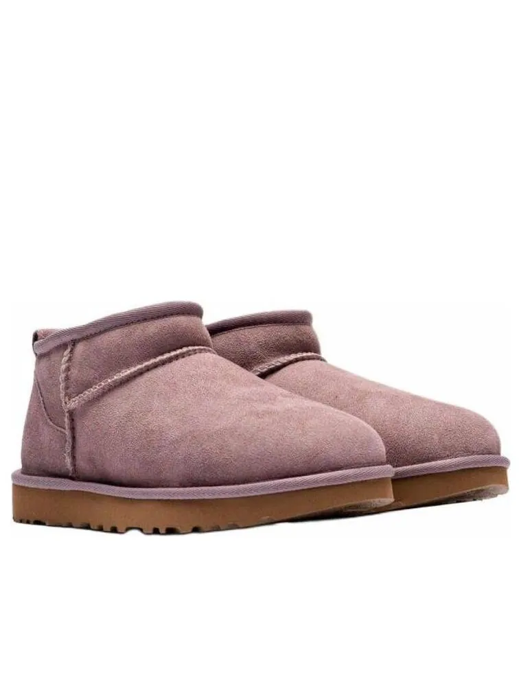 (WMNS) UGG Classic Ultra Mini 'Sugarplum' — изображение 3 из 5, серебристый