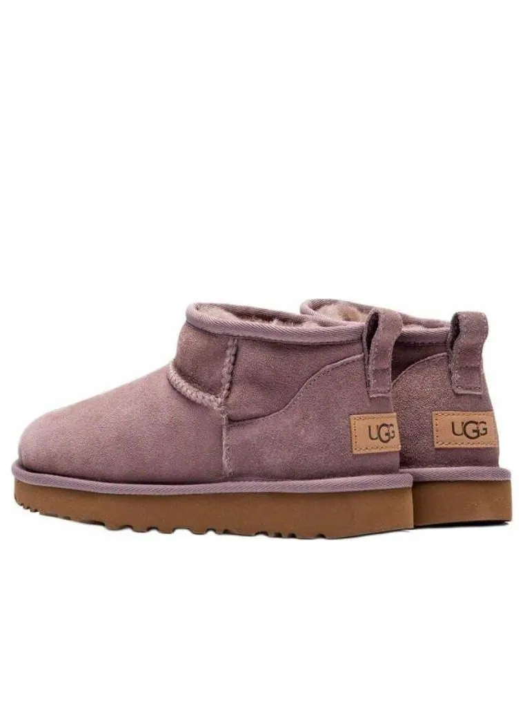 (WMNS) UGG Classic Ultra Mini 'Sugarplum' — изображение 4 из 5, серебристый