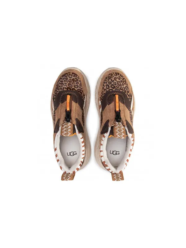 Кроссовки zip wild thang 'chestnut' Ugg — изображение 4 из 4, коричневый/мульти