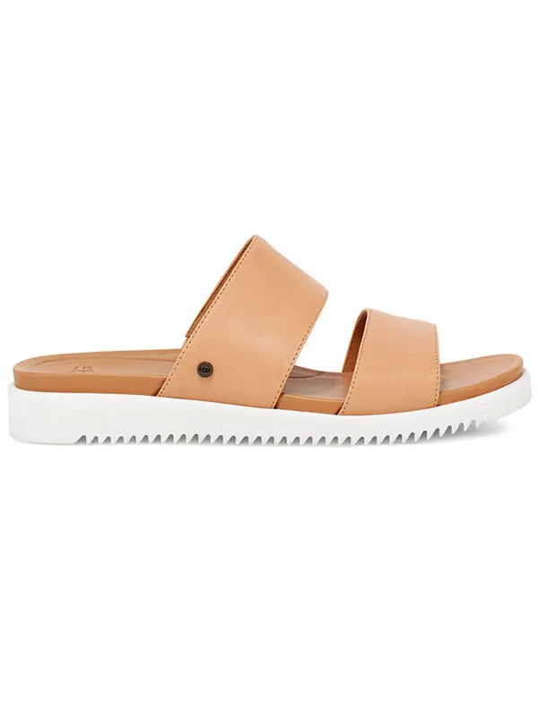 Модные сандалии zyle slide коричневые тапочки Ugg — изображение 3 из 4, коричневый