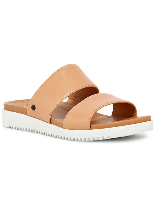Модные сандалии zyle slide коричневые тапочки Ugg — изображение 4 из 4, коричневый