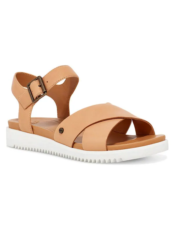 Модные сандалии другие спортивные сандалии Ugg — изображение 4 из 4, белый/коричневый