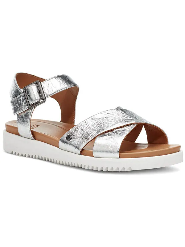 Модные сандалии zoie metal sandal Ugg — изображение 4 из 4, серебряный