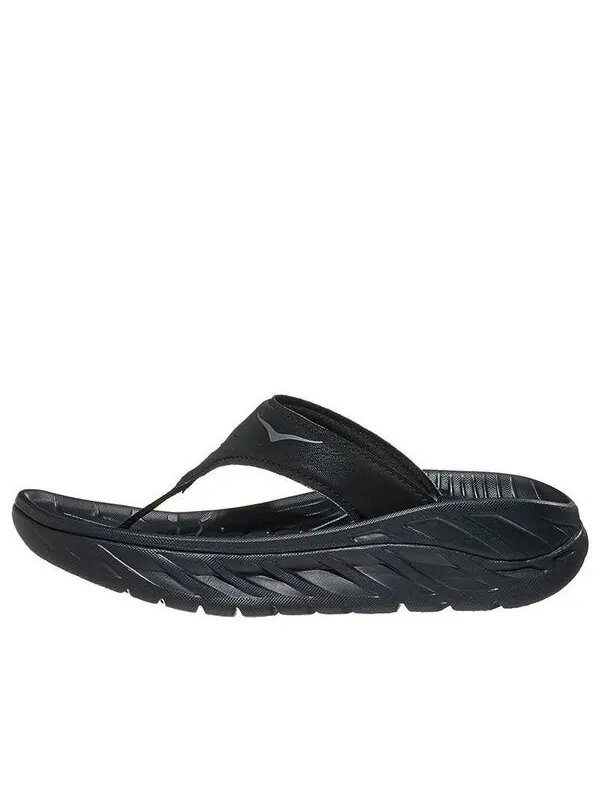 Кроссовки ora recovery flip slide 'black dark gull grey' Hoka One One — изображение 1 из 4, черный
