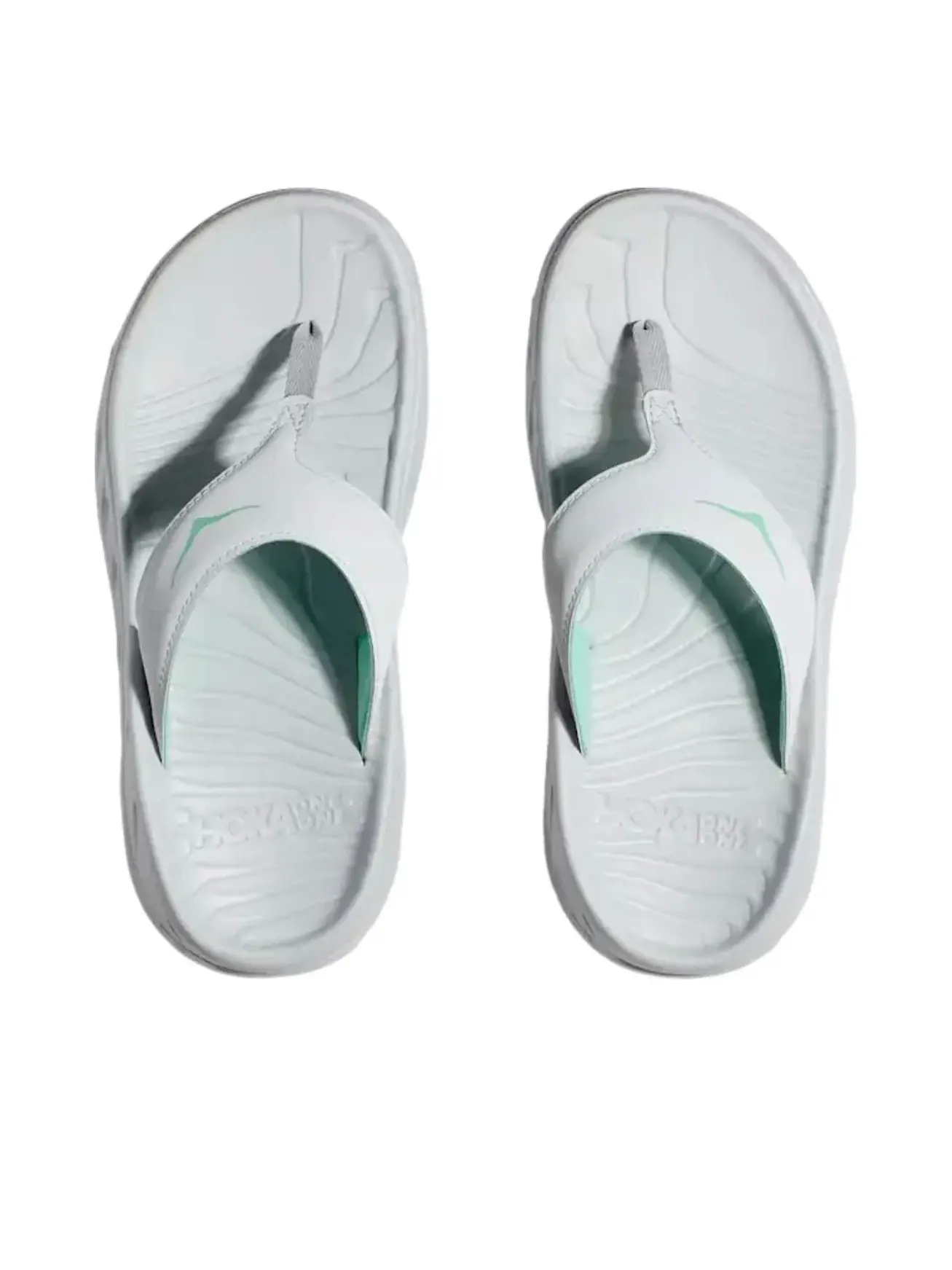 Шлепанцы HOKA ONE ONE Ora Recovery Flip 'Cosmic Grey Seafoam' 1117910-CMCG — изображение 2 из 5, серый