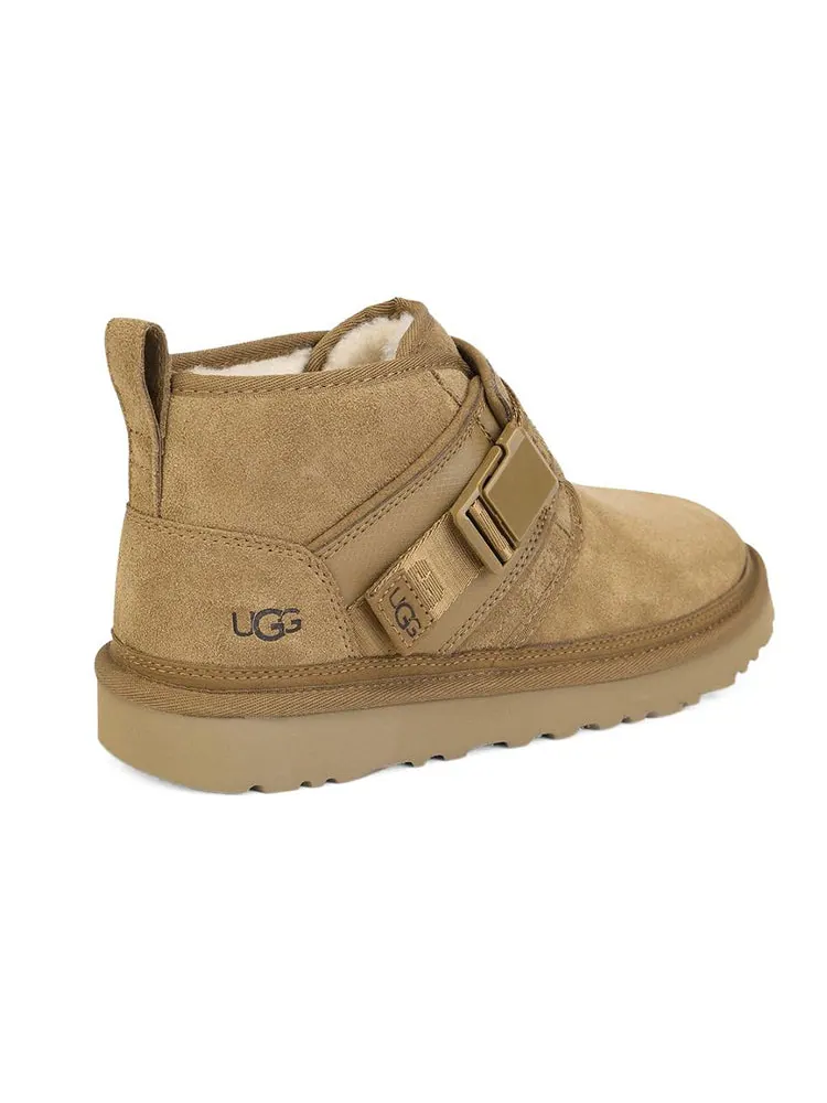 Мужские зимние ботинки UGG Neumel Snapback замшевые с ремешком — изображение 5 из 7, коричневый