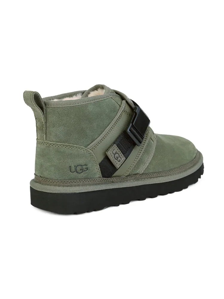 Мужские зимние ботинки UGG Neumel Snapback замшевые с ремешком — изображение 5 из 7, зеленый