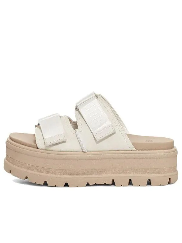 Тапочки clem suede 'white' Ugg — изображение 1 из 4, белый