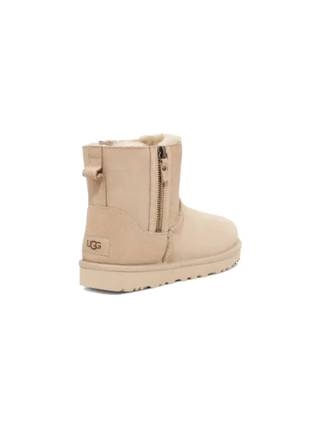 (WMNS) UGG Classic Mini Double Zip 'Mustard Seed' — изображение 3 из 3, горчичный