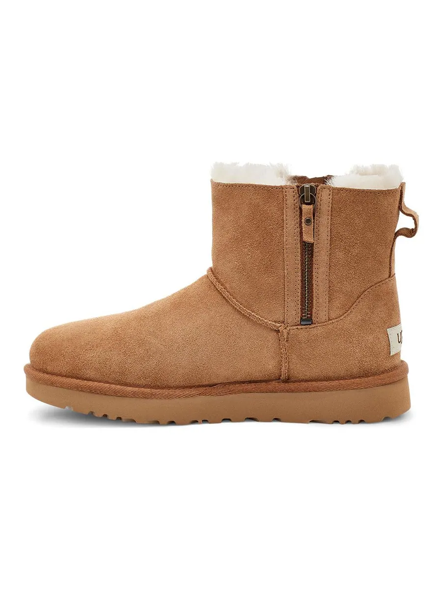Ботинки зимние UGG WMNS на молнии — изображение 2 из 6, коричневый