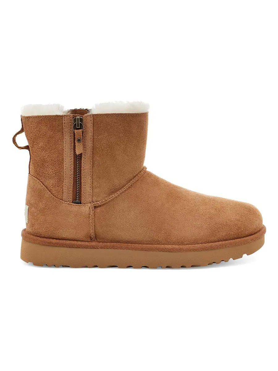 Ботинки зимние UGG WMNS на молнии — изображение 3 из 6, коричневый