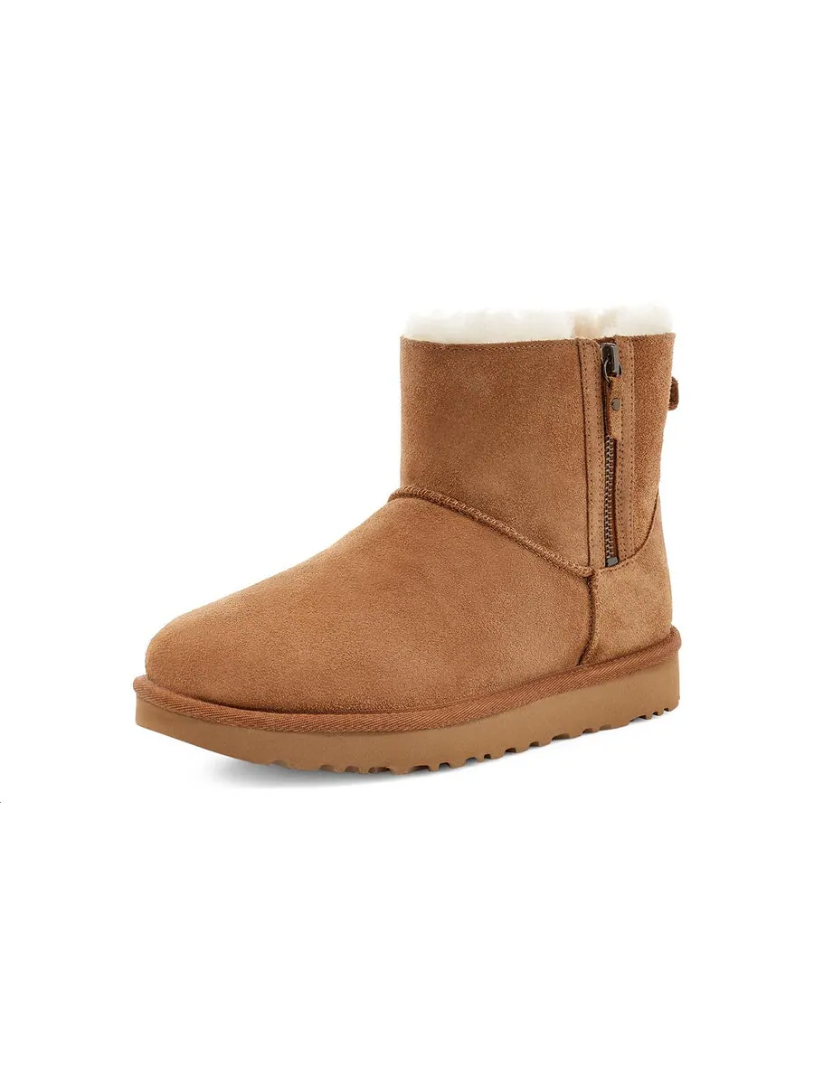 Ботинки зимние UGG WMNS на молнии — изображение 4 из 6, коричневый