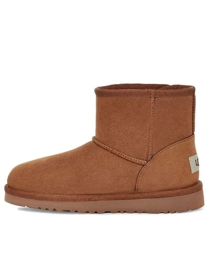 Зимние ботинки UGG Jona Fleece Lined Big Boys Brown — изображение 1 из 6, коричневый