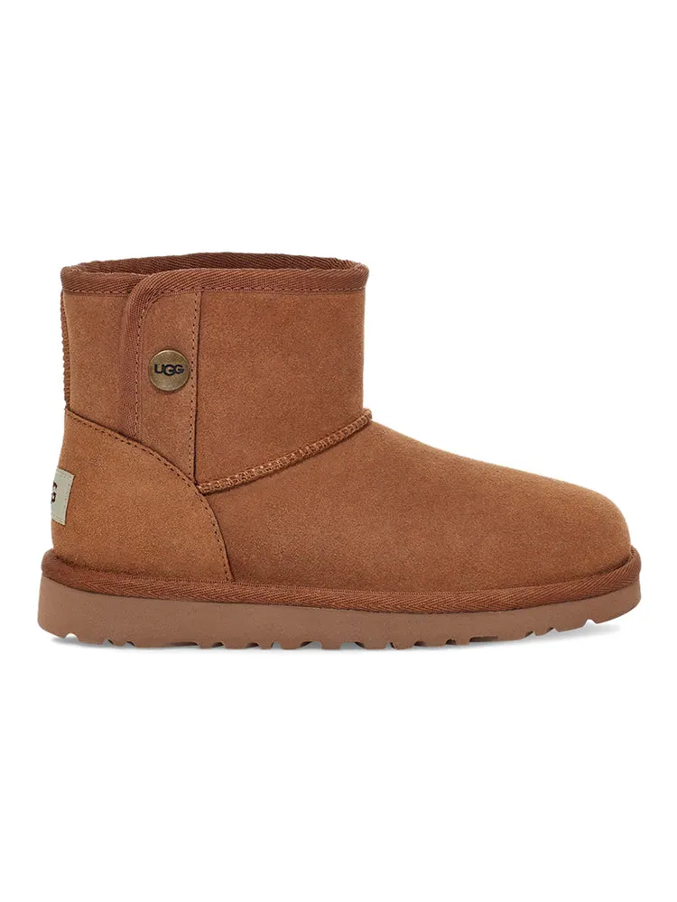 Зимние ботинки UGG Jona Fleece Lined Big Boys Brown — изображение 2 из 6, коричневый