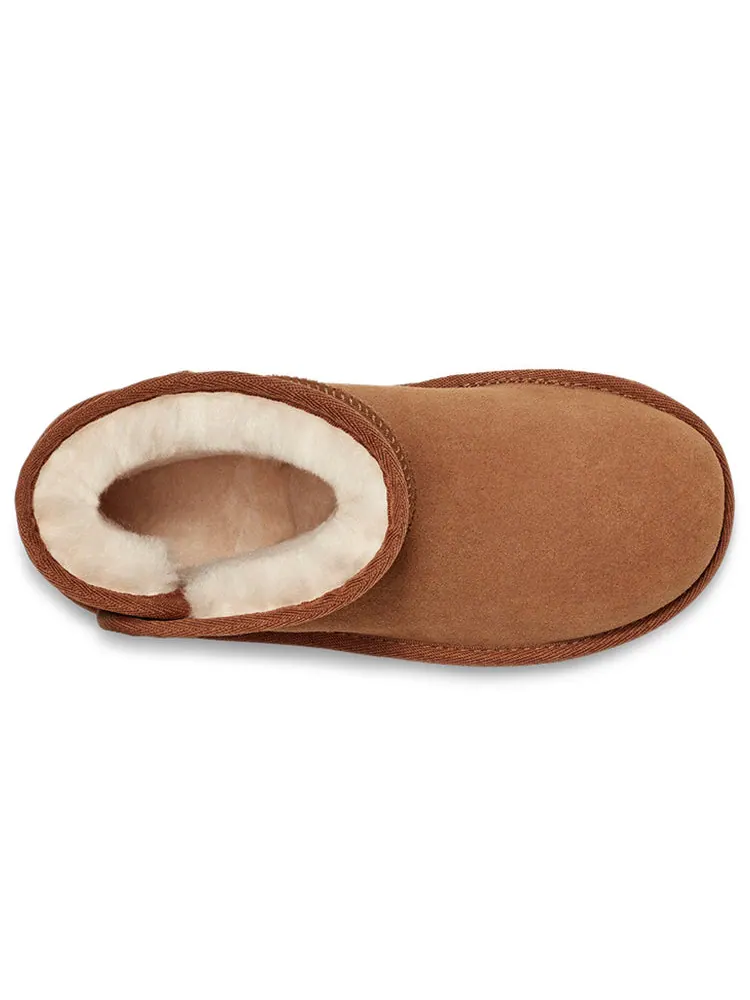 Зимние ботинки UGG Jona Fleece Lined Big Boys Brown — изображение 5 из 6, коричневый