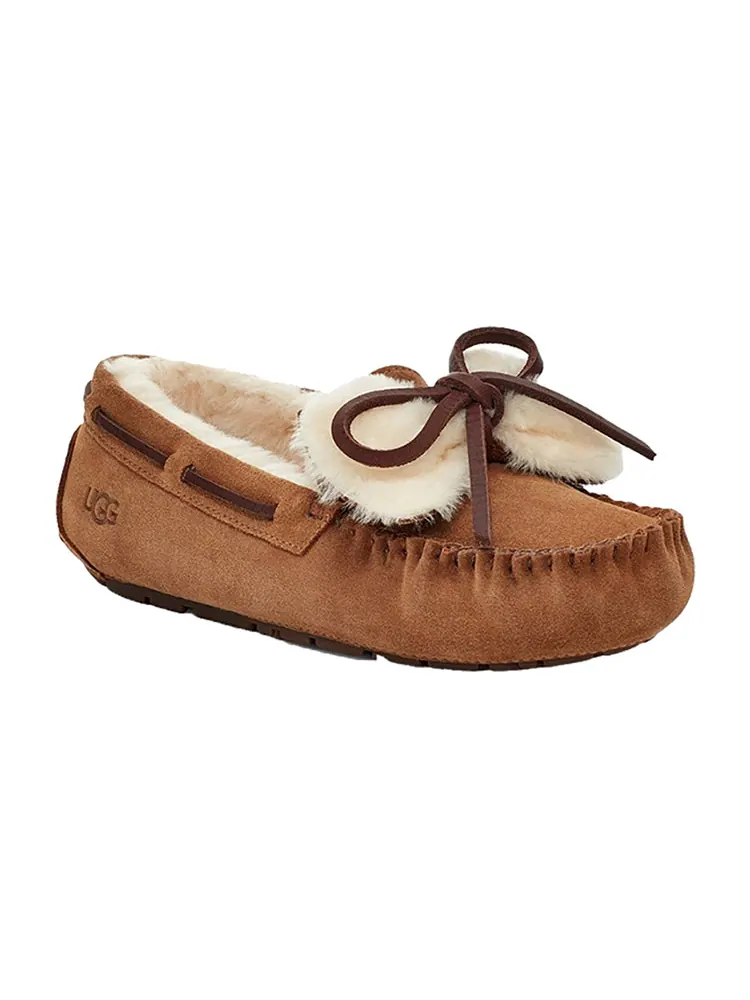 Спортивные кроссовки (WMNS) UGG Dakota Double Bow (Bowknot) Chestnut — изображение 3 из 6, коричневый