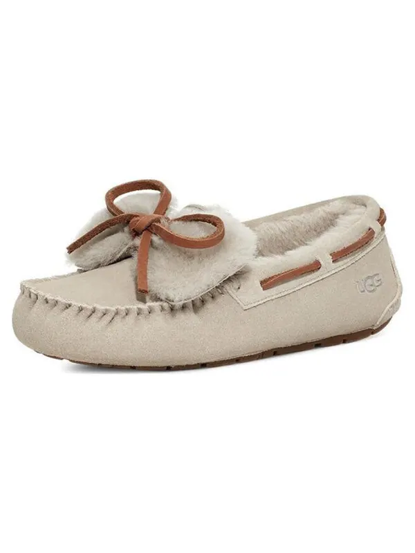 Тапочки дакота двойной бант Ugg — изображение 4 из 4, серый