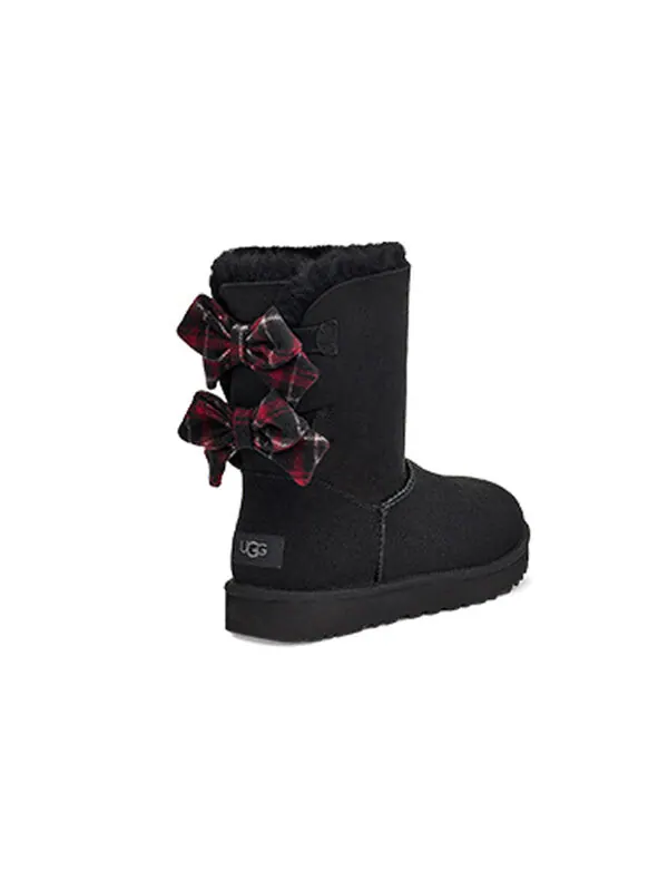 Ботинки зимние UGG Bailey Bow высокие — изображение 4 из 4, черный