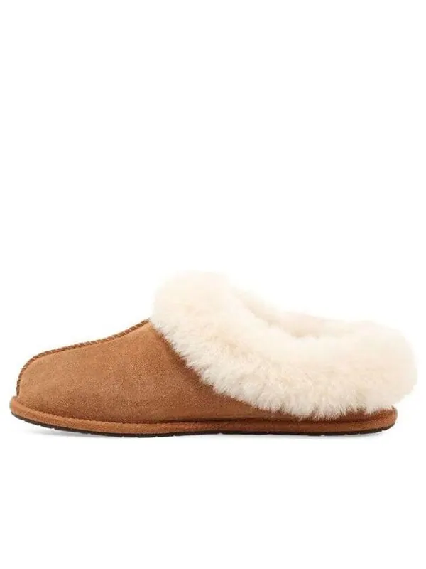 Тапочки moraene 'chestnut' Ugg — изображение 1 из 4, бежевый/белый