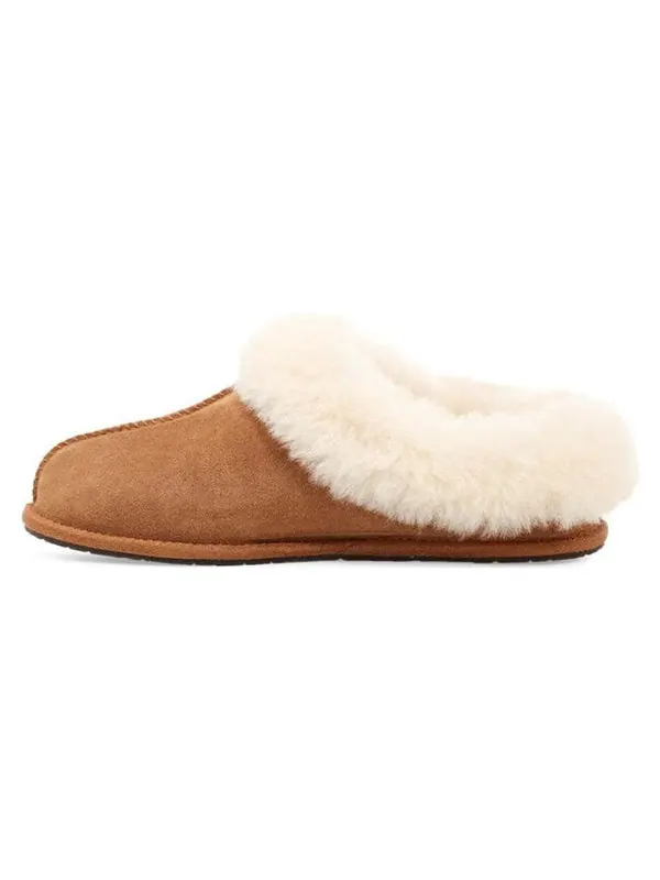 Тапочки moraene 'chestnut' Ugg — изображение 2 из 4, бежевый/белый