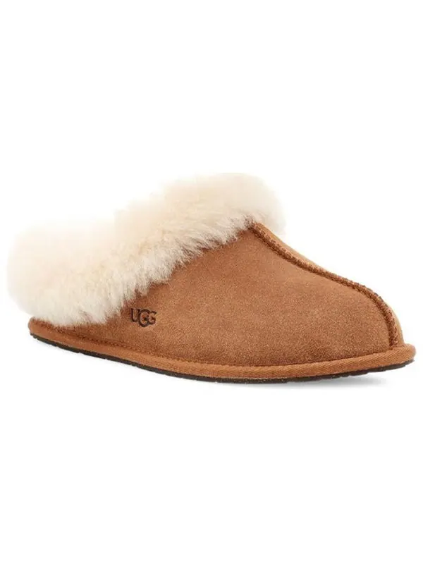 Тапочки moraene 'chestnut' Ugg — изображение 3 из 4, бежевый/белый