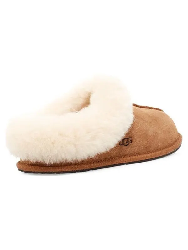 Тапочки moraene 'chestnut' Ugg — изображение 4 из 4, бежевый/белый