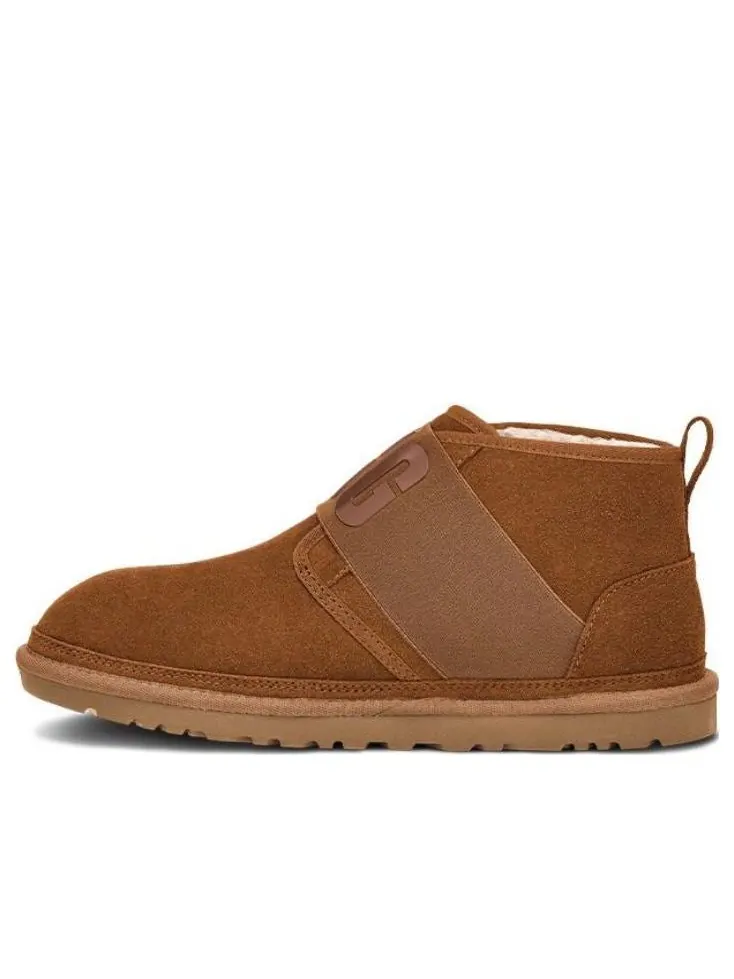 Мужские ботинки Ugg Neumel II Graphic замшевые утепленные — изображение 1 из 6, коричневый