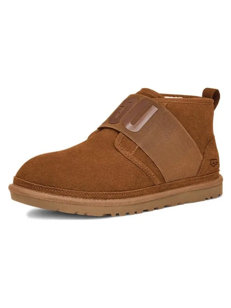 Мужские ботинки Ugg Neumel II Graphic замшевые утепленные — изображение 3 из 6, коричневый