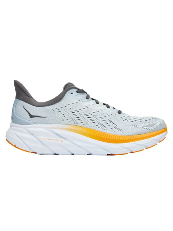 Кроссовки clifton 8 'blue fog plein air' Hoka One One — изображение 2 из 4, синий