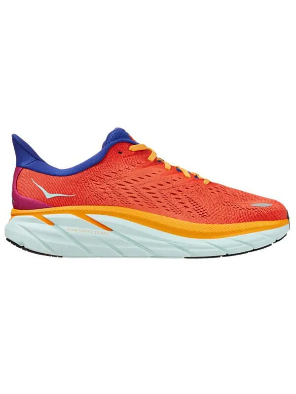 Кроссовки clifton 8 'fiesta orange purple' Hoka One One — изображение 2 из 4, оранжевый/фиолетовый